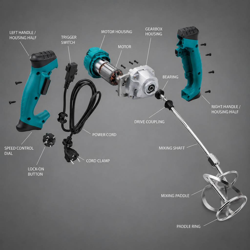 Meakida Electric Mixer (Model MD-77001)