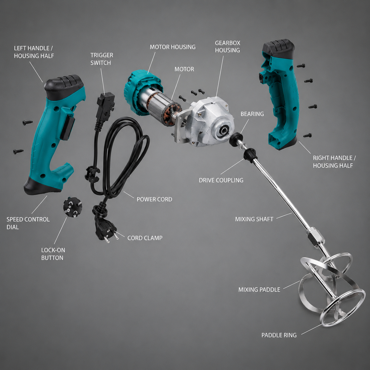 Meakida Electric Mixer (Model MD-77001)