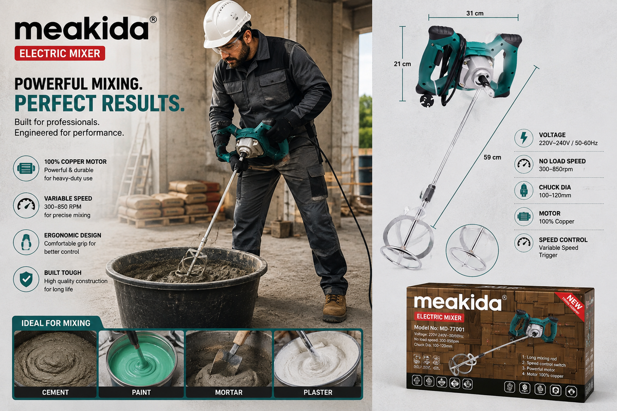 Meakida Electric Mixer (Model MD-77001)