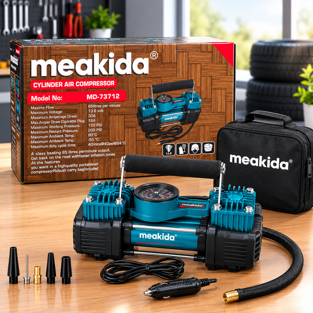 Compresseur d’air portable Meakida MD-73712