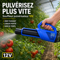Souffleur pulvérisateur 12V débit puissant longue portée – gain de temps